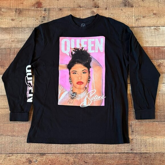 Selena Queen long sleeve tshirt with selena graphic print women's xl - Picture 1 of 5